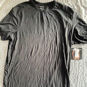 Calvin Klein NEW black t shirt modal cotton soft fabric Long size M